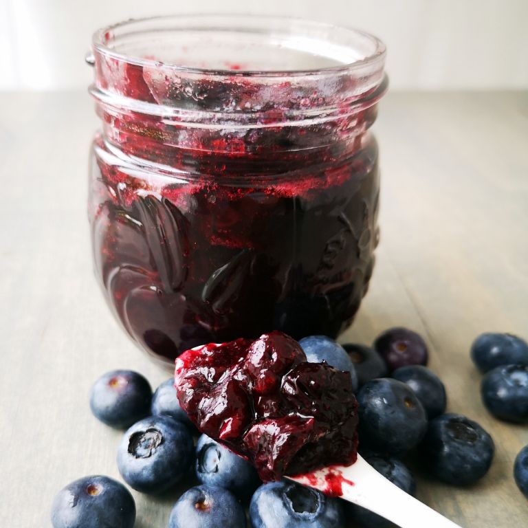 Blueberry Maple Syrup Jam