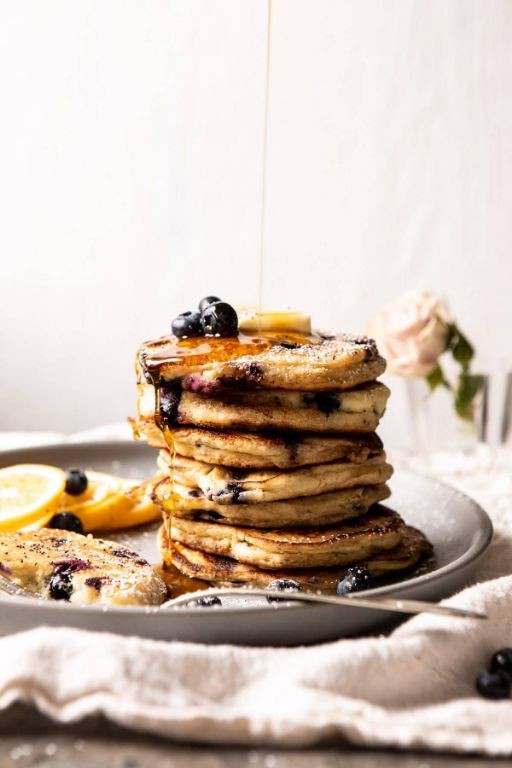 Blueberry Ricotta Pancakes