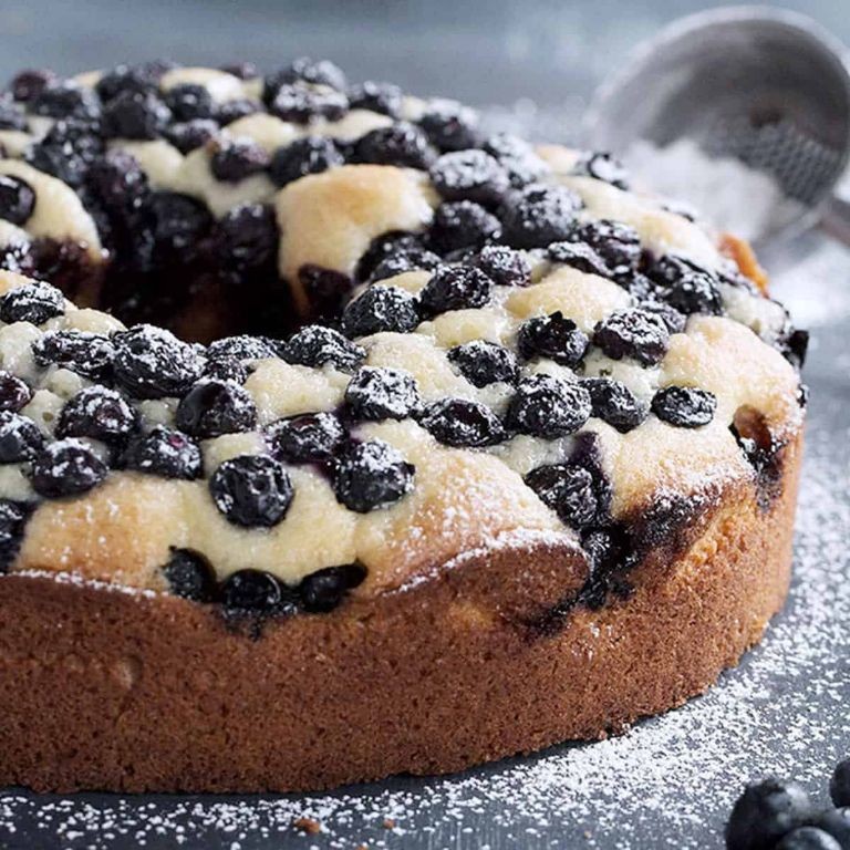 Blueberry Sour Cream Cake