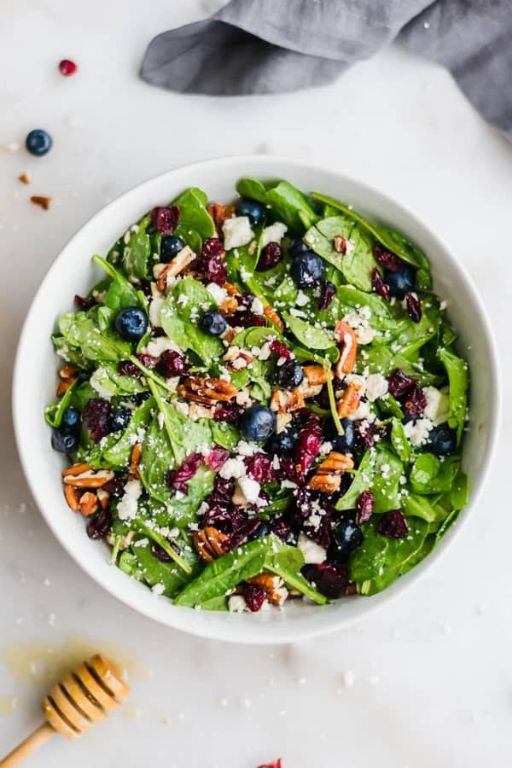 Blueberry Spinach Salad