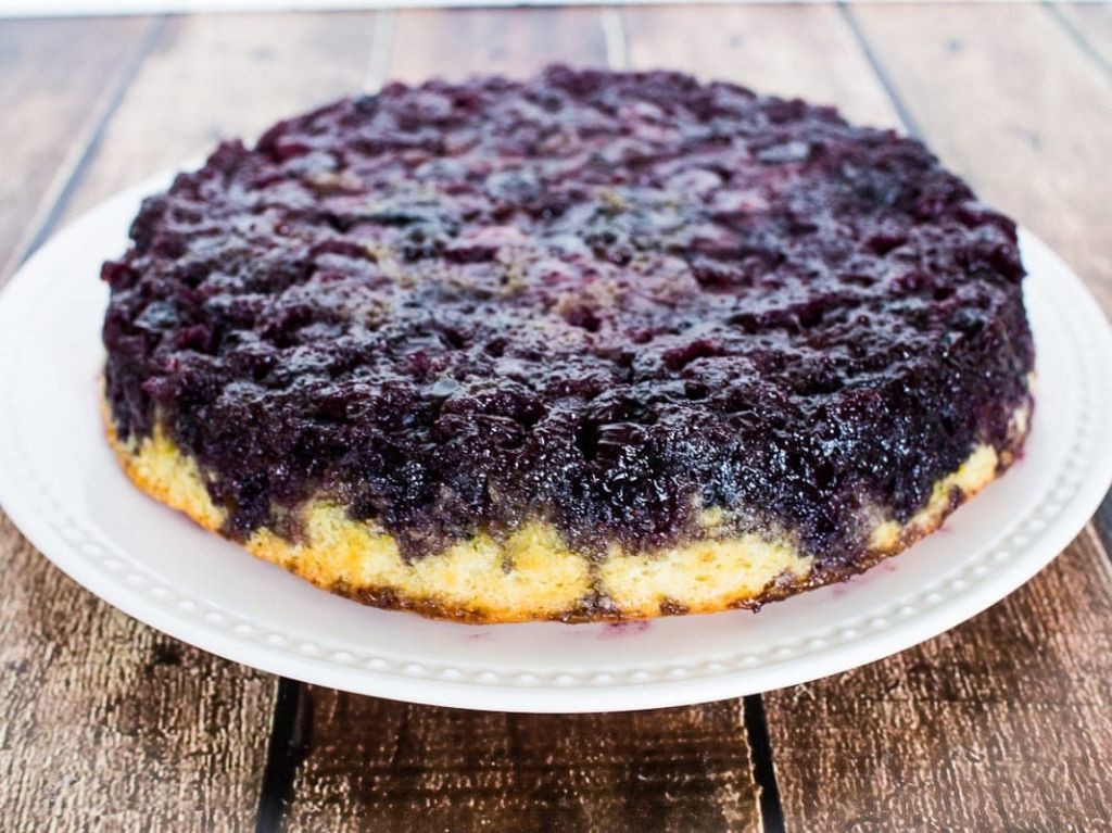 Blueberry Upside-Down Cake