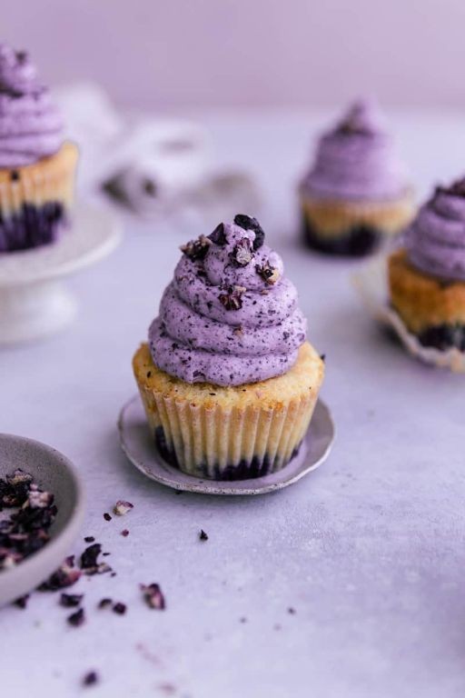 Blueberry Whipped Buttercream Frosting