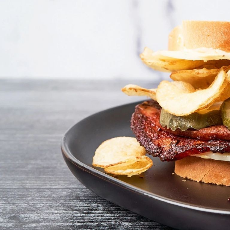 Bologna and Potato Chip Sandwich
