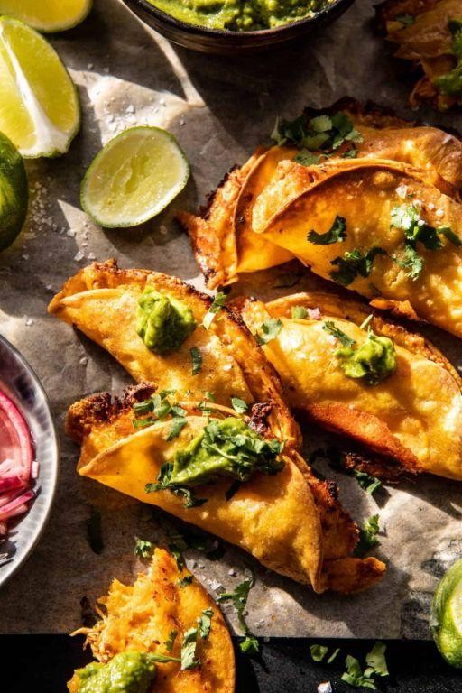Boneless Chicken Thigh Tacos with Avocado Crema