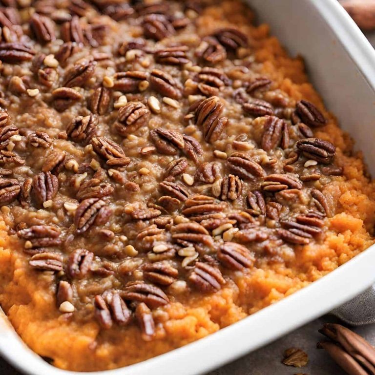 Bourbon-Infused Sweet Potato Casserole