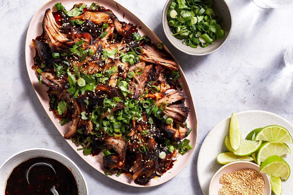 Braised Asian Pork Shoulder with Soy Sauce and Ginger