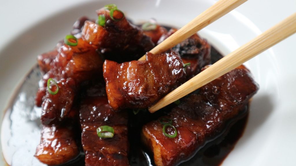 Braised Pork Belly with Black Vinegar