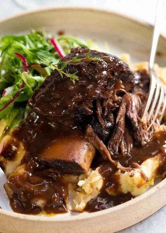 Braised Short Ribs with Red Wine Sauce