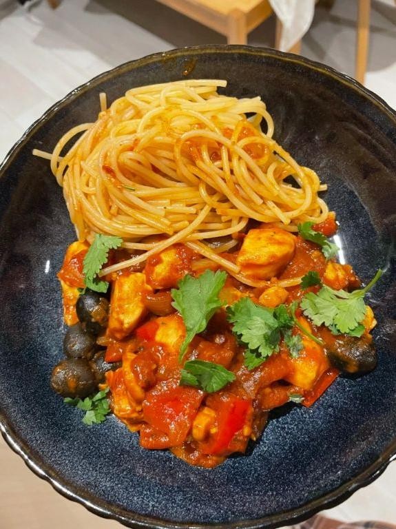 Brazilian Chicken Pasta with Catupiry