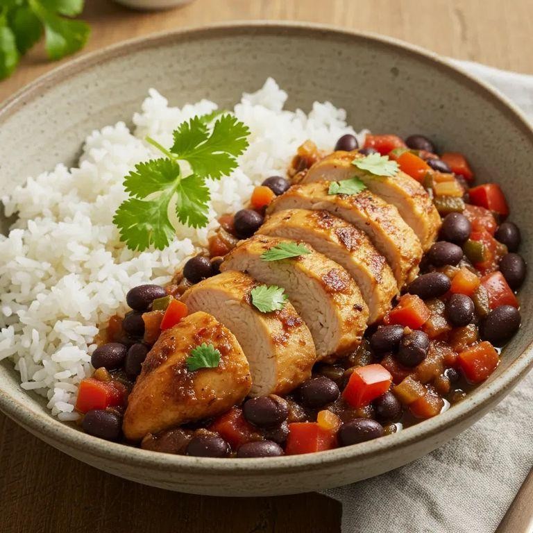 Brazilian Chicken and Black Bean Stew