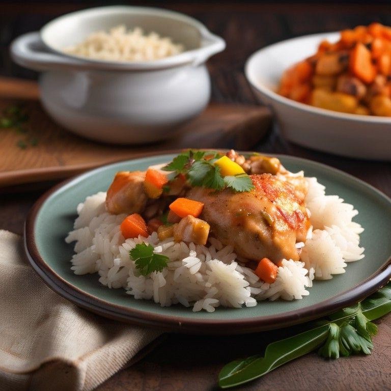 Brazilian Chicken and Cassava Casserole