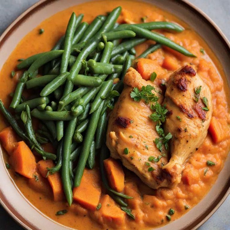 Brazilian Chicken and Sweet Potato Mash