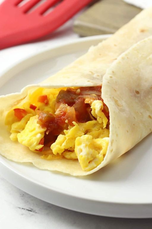 Breakfast Burrito with Scrambled Eggs