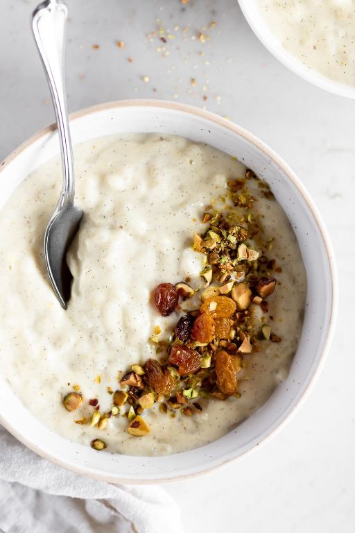 Breakfast Rice Pudding with Cardamom
