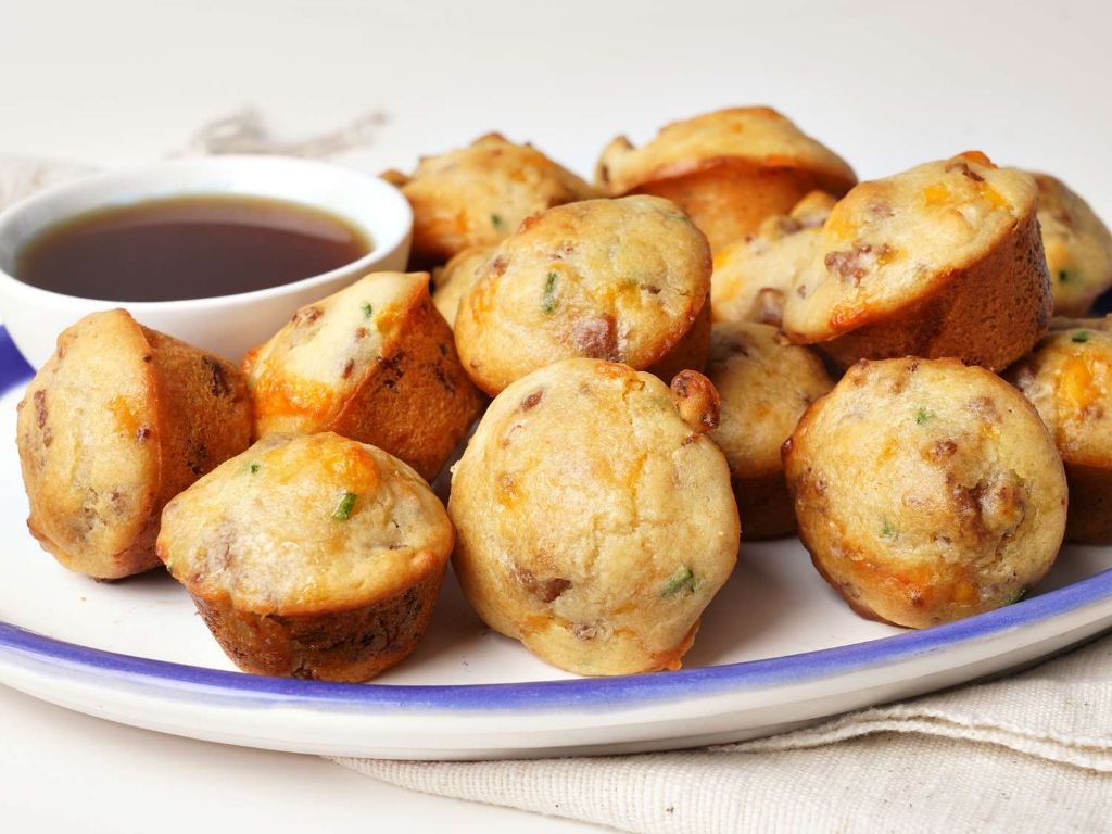 Breakfast Sausage and Pancake Muffins