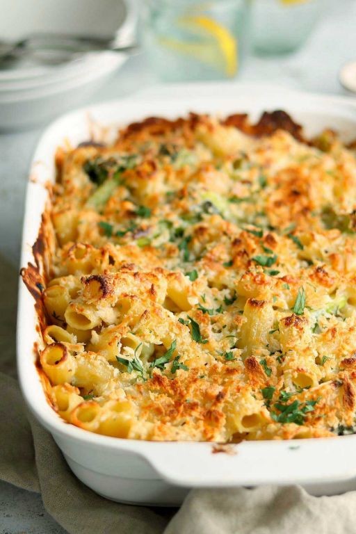 Broccoli and Cheddar Pasta Bake