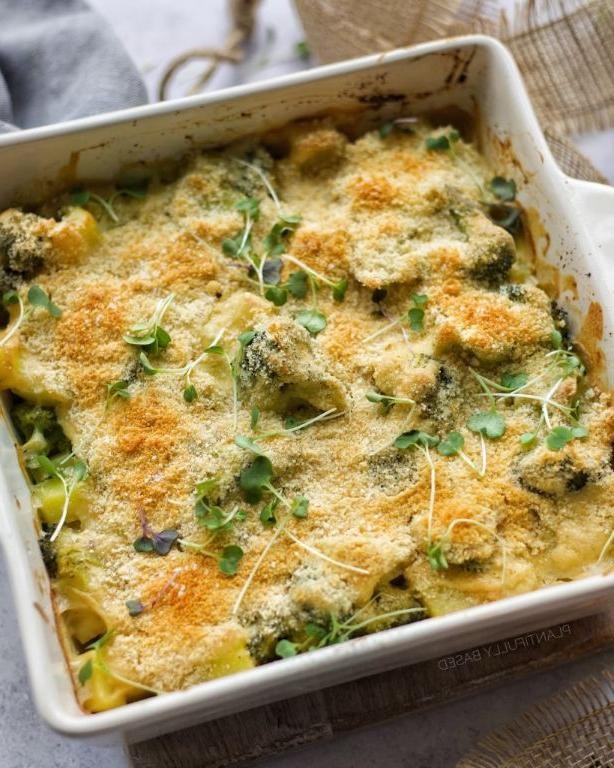 Broccoli and Potato Au Gratin