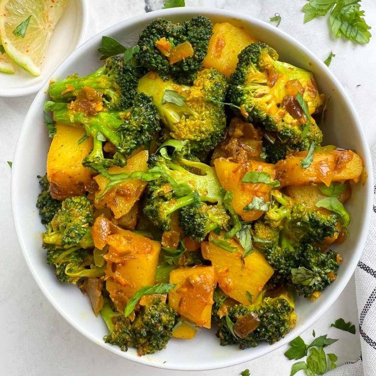Broccoli and Potato Stir-Fry