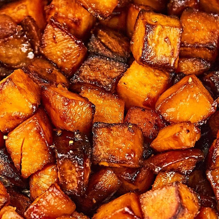 Brown Sugar Honey Baked Sweet Potatoes
