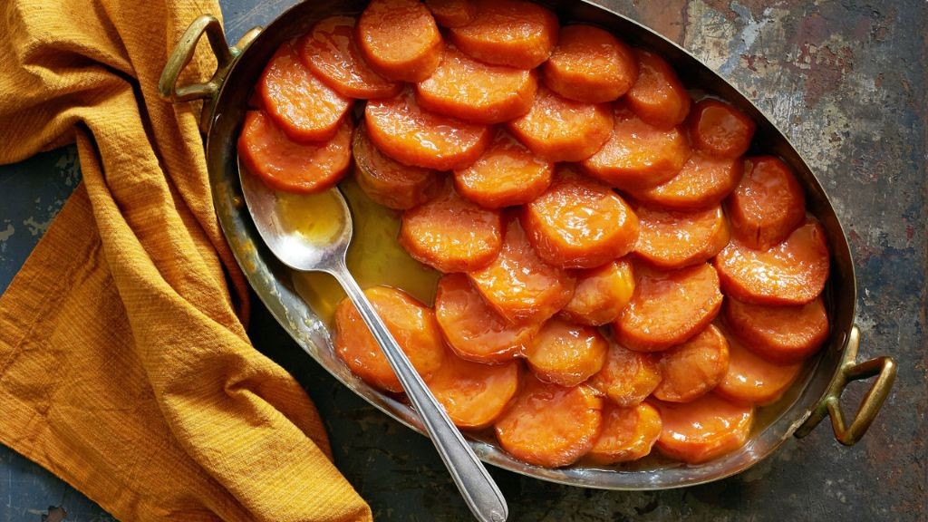 Brown Sugar Orange Glazed Sweet Potatoes