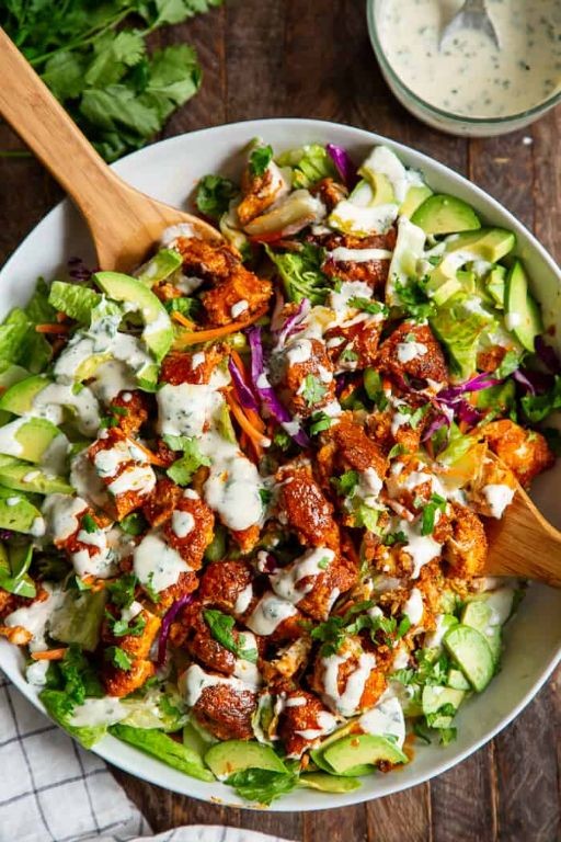 Buffalo Chicken Low Carb Salad