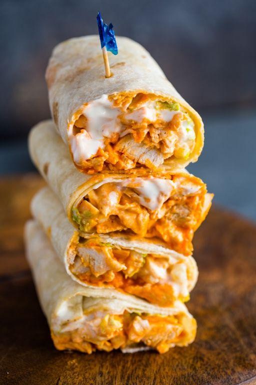 Buffalo Chicken and Ranch Wrap