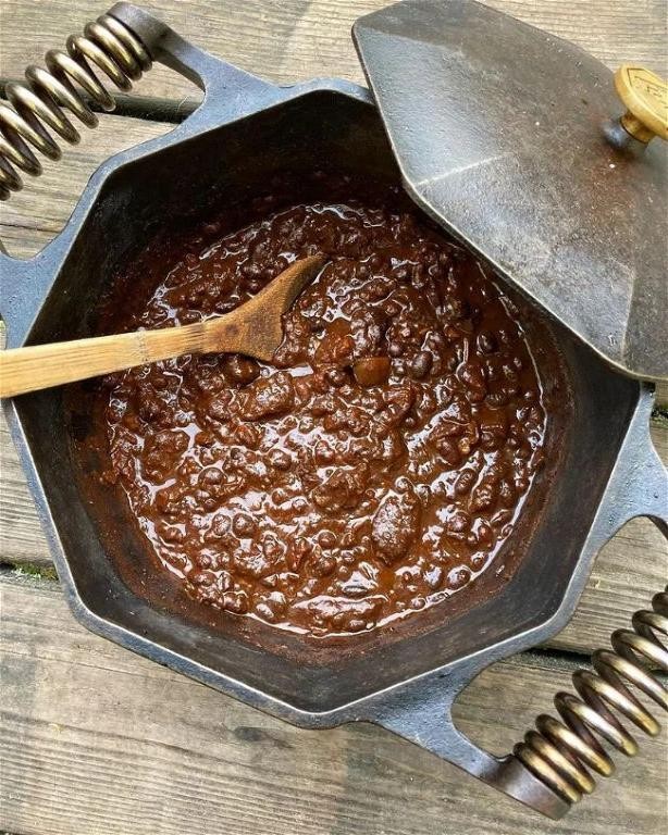 Buffalo Chili with Black Beans