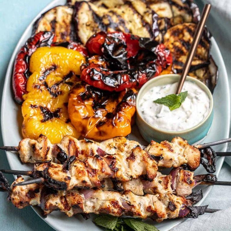 Buffalo Kebabs with Yogurt Sauce