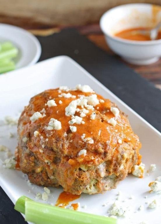 Buffalo Meatloaf with Tangy Glaze