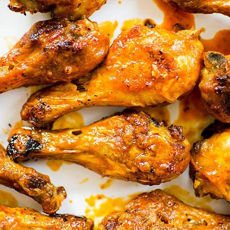 Buffalo Style Baked Chicken Legs