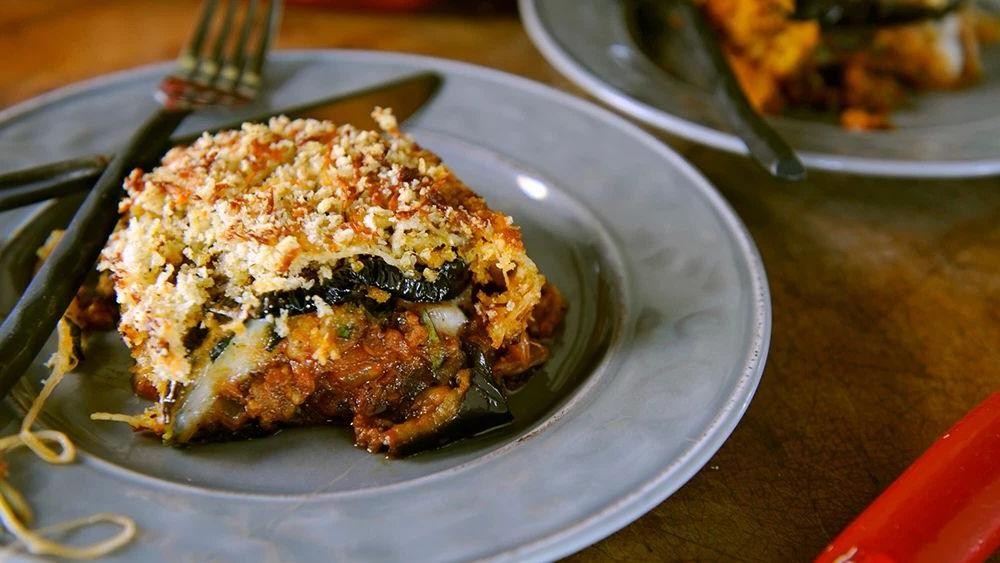 Buffalo and Eggplant Parmesan