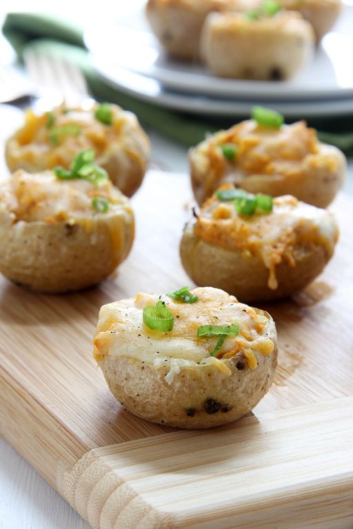 Buffalo-Style Mini Potato Bites
