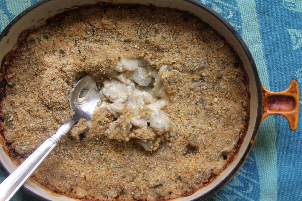 Burdock Root Gratin
