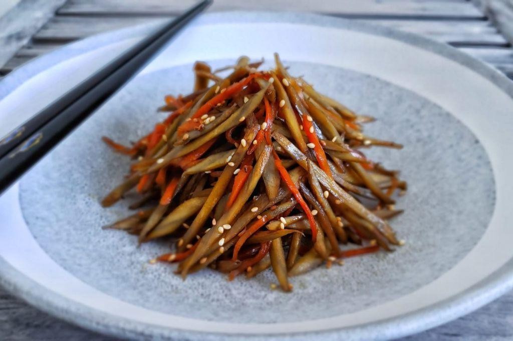 Burdock and Carrot Kinpira