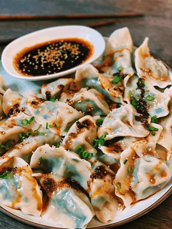 Burdock and Pork Dumplings