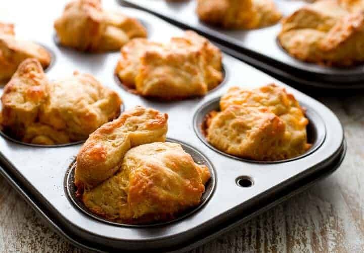 Buttermilk Cheddar Biscuit Muffins