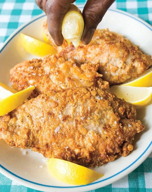 Buttermilk-Battered Fried Flounder Fillets