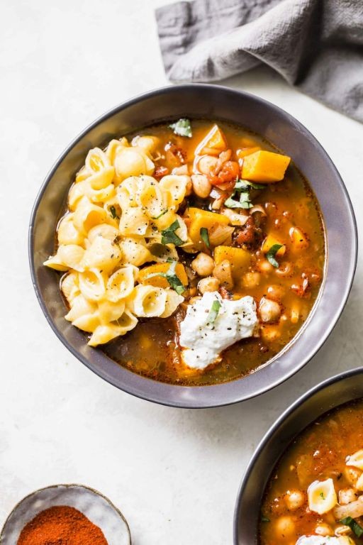 Butternut Squash and Chickpea Chili