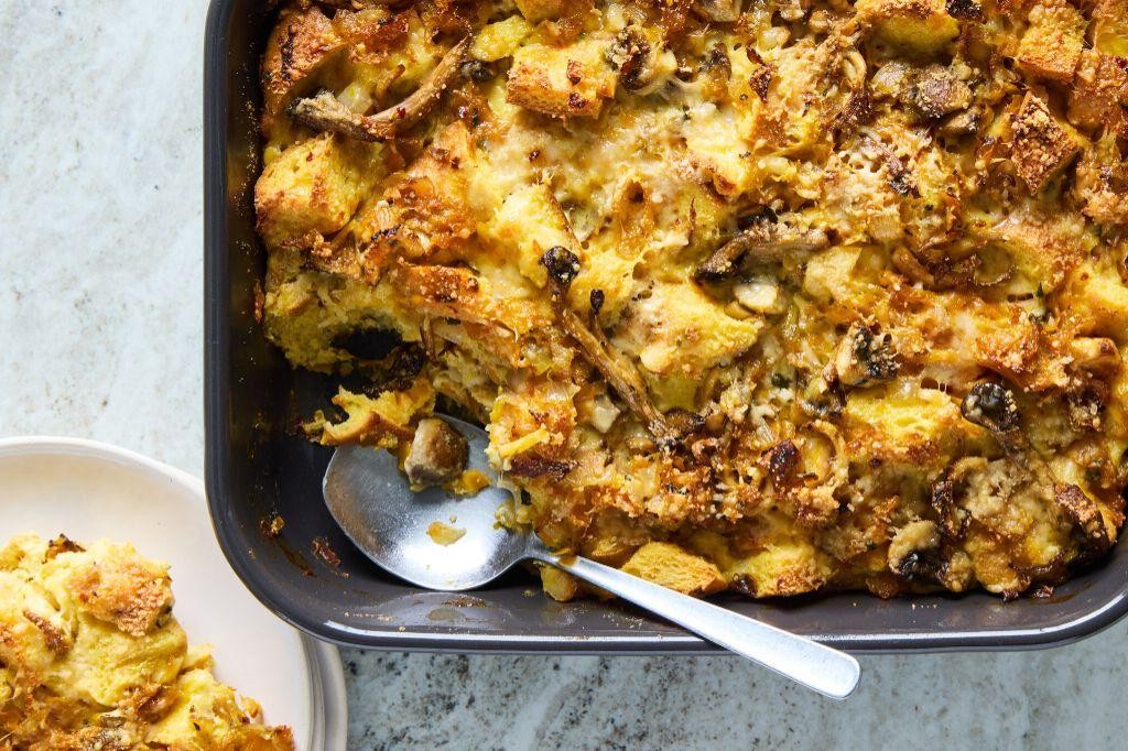 Butternut Squash and Mushroom Casserole