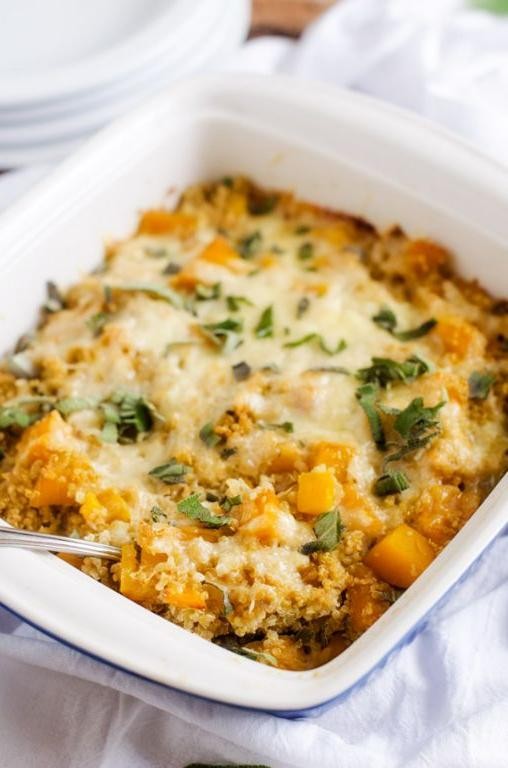 Butternut Squash and Quinoa Casserole
