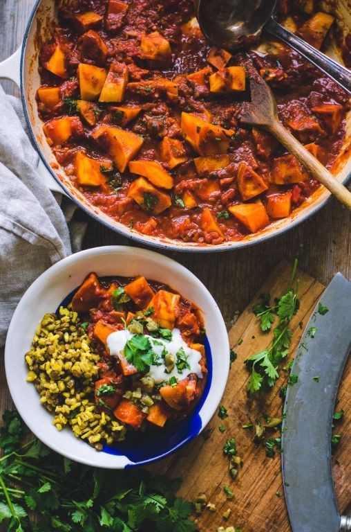 Butternut Squash and Sweet Potato Chili