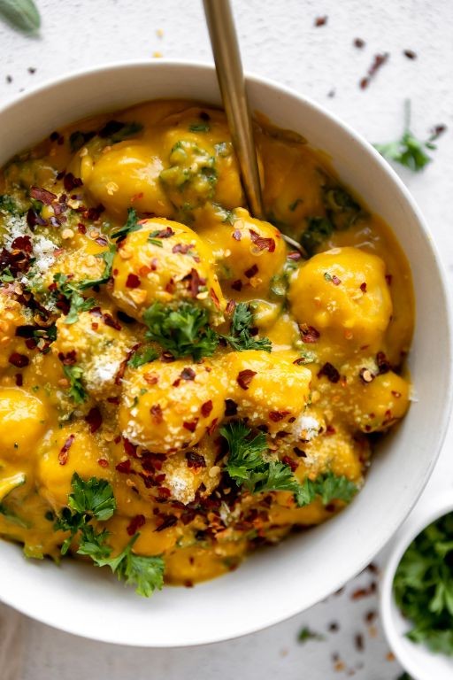 Butternut Squash and Sweet Potato Gnocchi