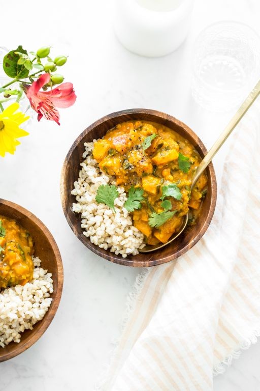 Butternut Squash and Sweet Potato Lentil Stew