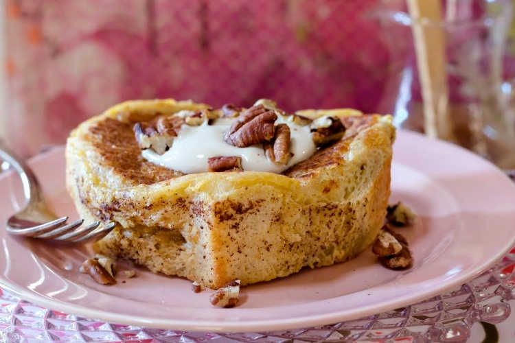 Butterscotch Stuffed French Toast