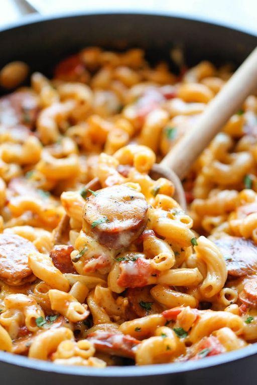 Cajun Andouille Sausage Pasta