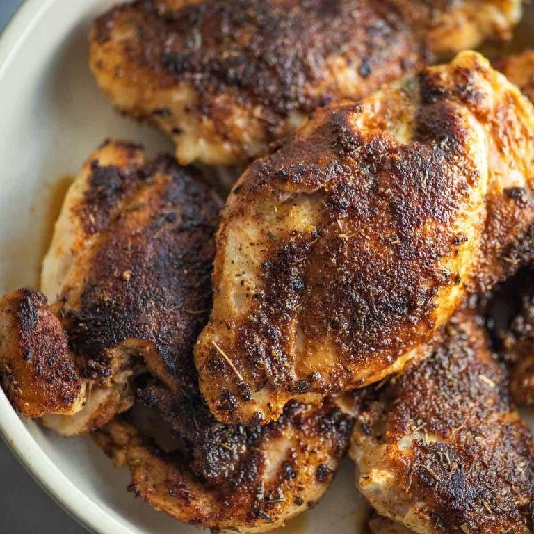 Cajun Blackened Chicken Thighs