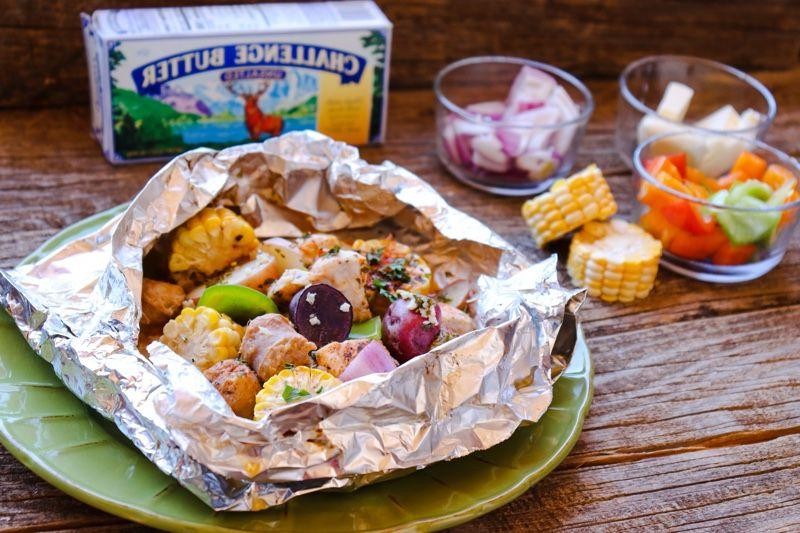 Cajun Chicken and Sausage Foil Pack