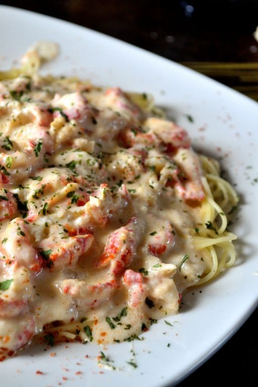 Cajun Crawfish Alfredo Pasta
