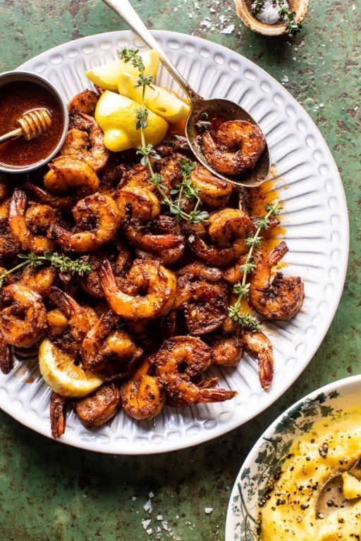 Cajun Honey Butter Shrimp with Corn
