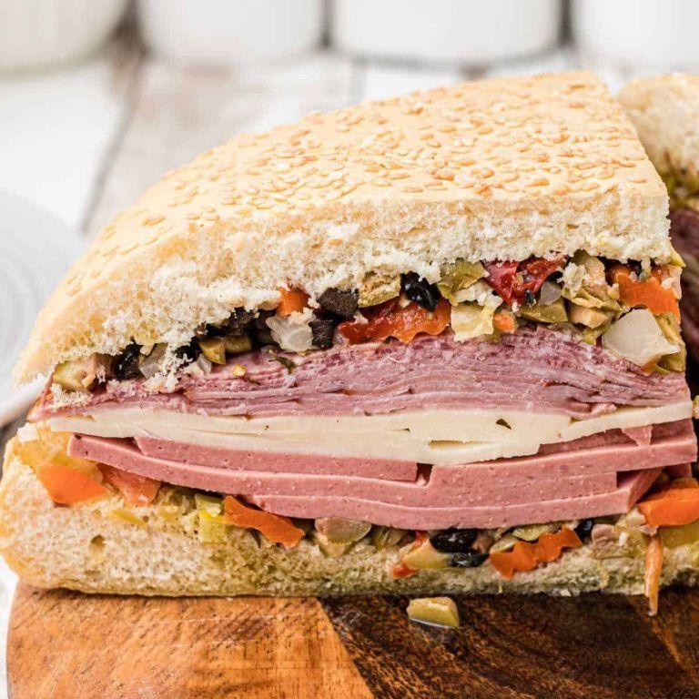 Cajun Muffuletta Sandwich